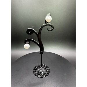 OP Pearl Silver 925 Stud Earrings - 9.2 mm